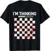 Ropa de Pensamiento Ajedrecístico - Camiseta de Ajedrez Divertida