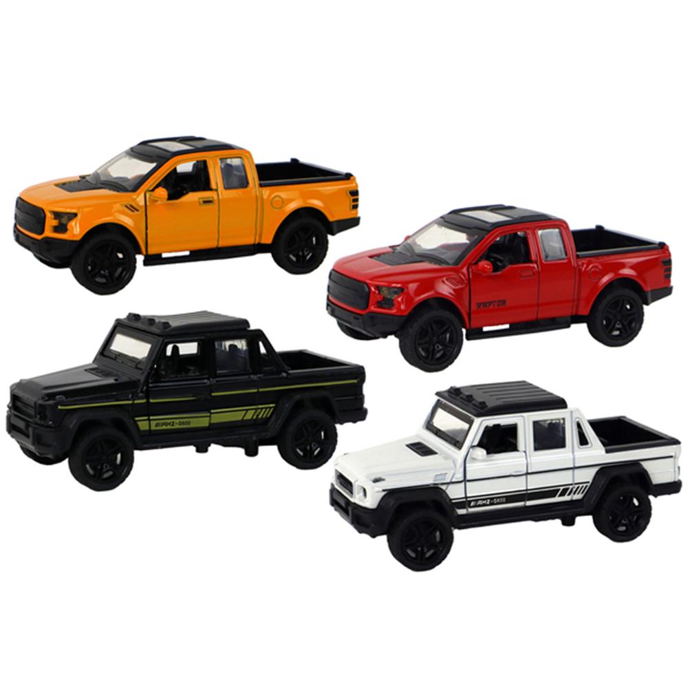 1/36 Pickup Truck Off-road Vehicle Cargo Car Alloy High-end Car Ornament Car Model Children's Toy Pull Back Car