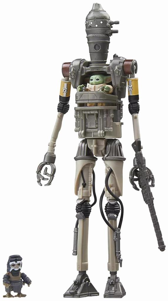 Star Wars Vintage Collection 3.75-inch Basic Figure Deluxe Pack VC358 "The Mandalorian" IG-12 & Grogu with Anzellan  Hasbro Movie 2025 SW Star Wars