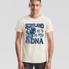 Scotland All In Dna Gestreiftes T-Shirt mit schottischem Distelmuster Geeignet für Unisex und Unisex im klassischen Stil