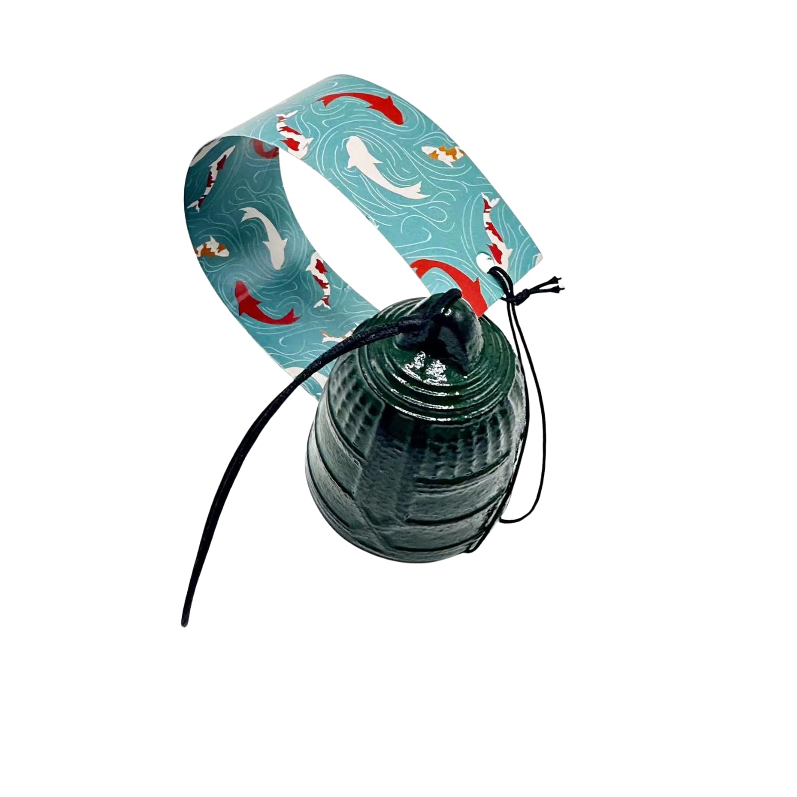 Nambu cast iron wind waterproof paper clear summer wind present green chime, strip, handmade, stylish, sound, ironware, tradition, chime, gift, (bell,
