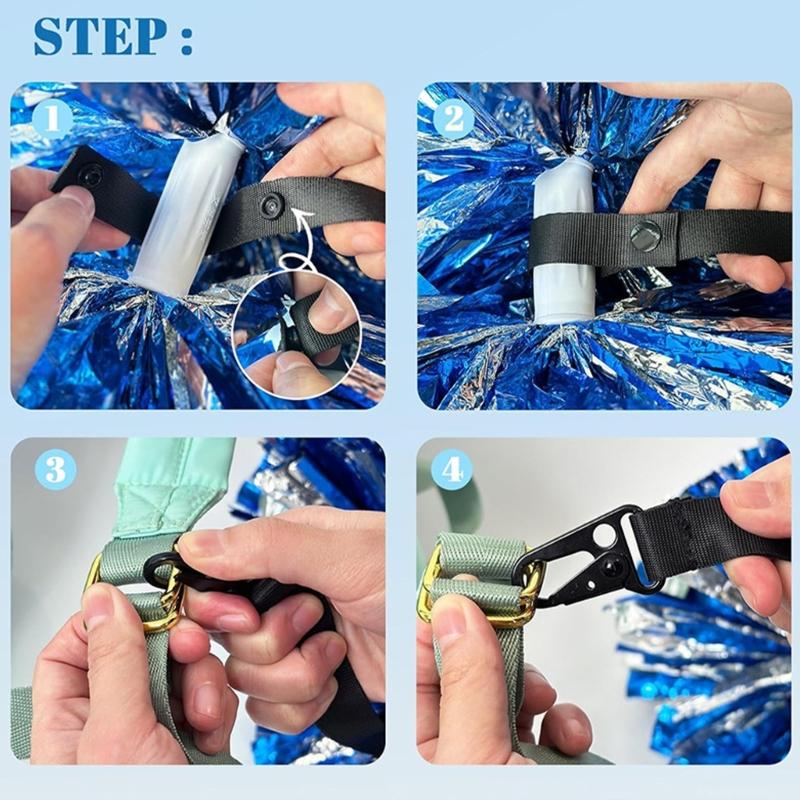 Cheerleader Pompon Holder Strap Pompon Strap Lanyard Cheerleading Accessories for Sports Meeting Ceremony Enduring