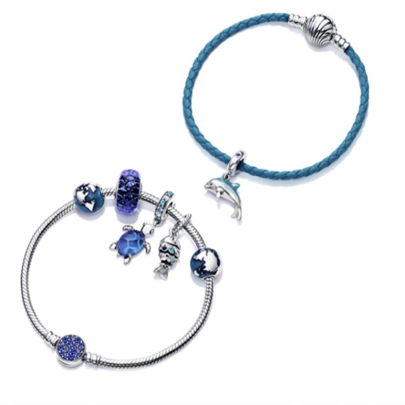 Pandora Murano Glass Sea Turtle Dangle Charm  798939c01