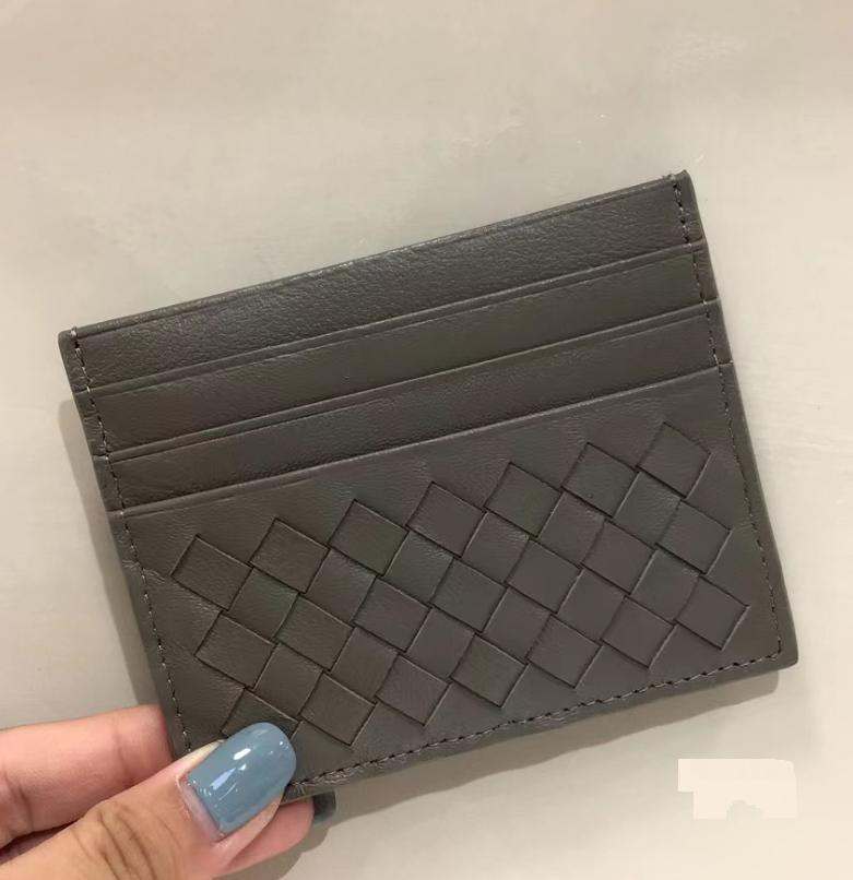 

Ультратонкий держатель для карт из натуральной кожи с несколькими отделениями из овчины для мужчин, портативный держатель для удостоверения личности, мини-сумка для карт 11x1x8cm