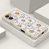 For iPhone 16 Pro Max Phone Case For iPhone 16e 15 14 13 12 Pro Max Plus 11 XR XS Flower Print Phone Case TPU Soft Shockproof Case Cover