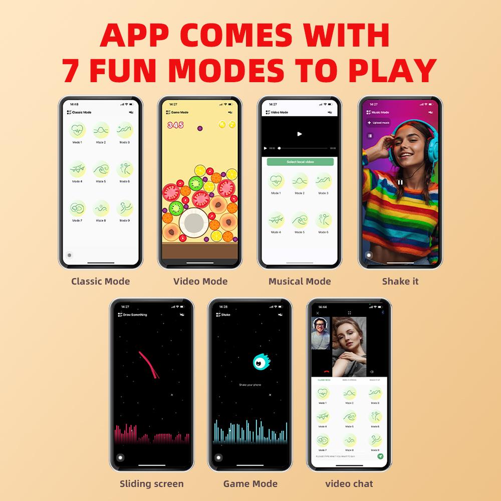 APP Small Vibrator Tongue Licking Vibrating Clitoral Stimulation Sex Toy 10 Vibating Modes G Spot Female Masturbator Sex Product