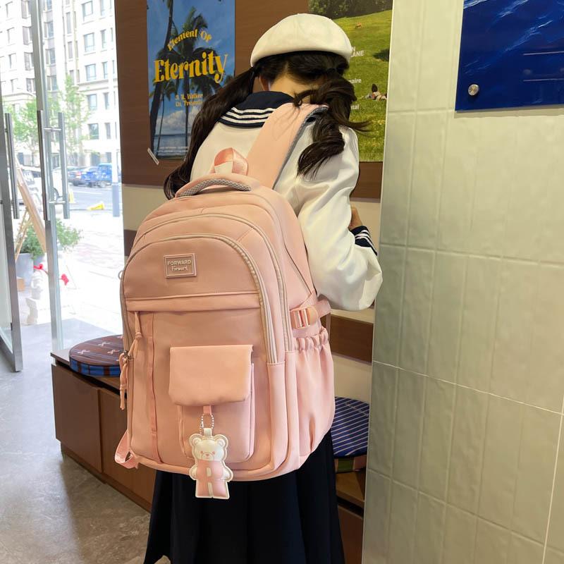 Schoolbag Schoolbag for Girls, Primary School Students, Grades 3 To 6, Reduce the Burden and Protect the Spine, Light Children's Backpack