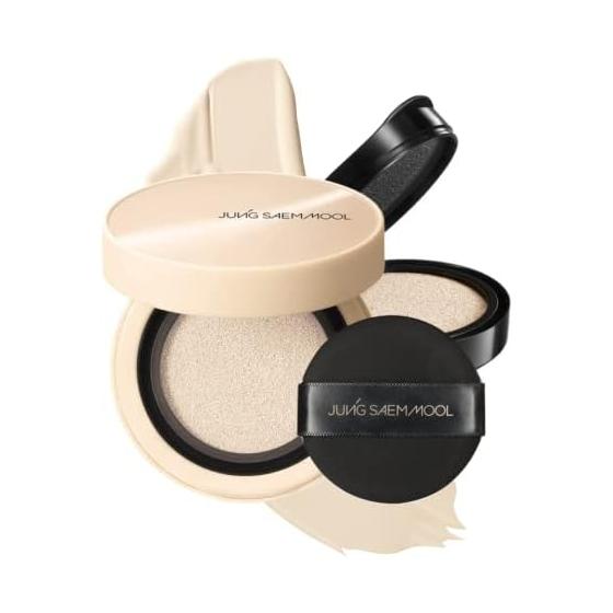 [Официальный JUNG SAEM MOOL] Nuder Cover Layer Cushion Essential Skin Nuder Cover Layer Cushion (Тело + Заправка) (Справедливый свет)