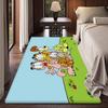 Cute Anime G-Garfields Cat Room Mats Anti-slip Absorb Water Long Strip Cushion Bedroon Mat Household Carpets