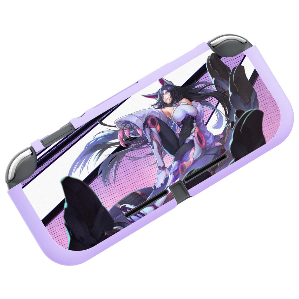 PlayVital Switch Lite Capa Protetora Personalizada Capa para Switch Lite Capa Protetora para Switch Lite Gato (Suave), (Suave), [Mecha Estilo Anime]