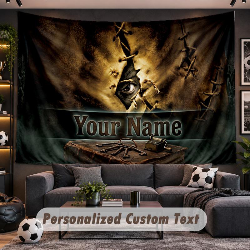 Jeepers Creepers The Creeper Personalized Tapestry Support Custom Name, Wall Art Home Decoration