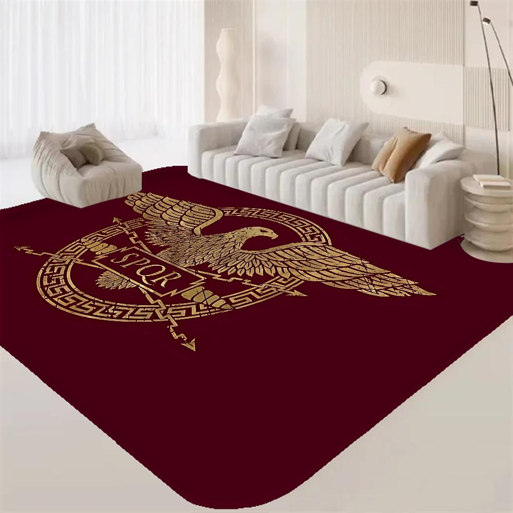 Roman S-SPQR Hallway Carpet Washable Non-Slip Living Room Sofa Chairs Area Mat Kitchen Doormat Area Rug