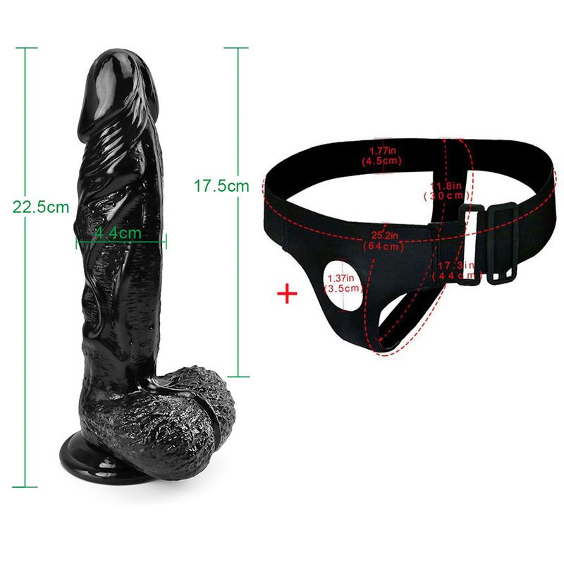 Strapon Dildo לנשים MoDi תחתוני דילדו חגורת פין ענקית רתמה מינית רצועה על צעצוע מין ללסבית 18+