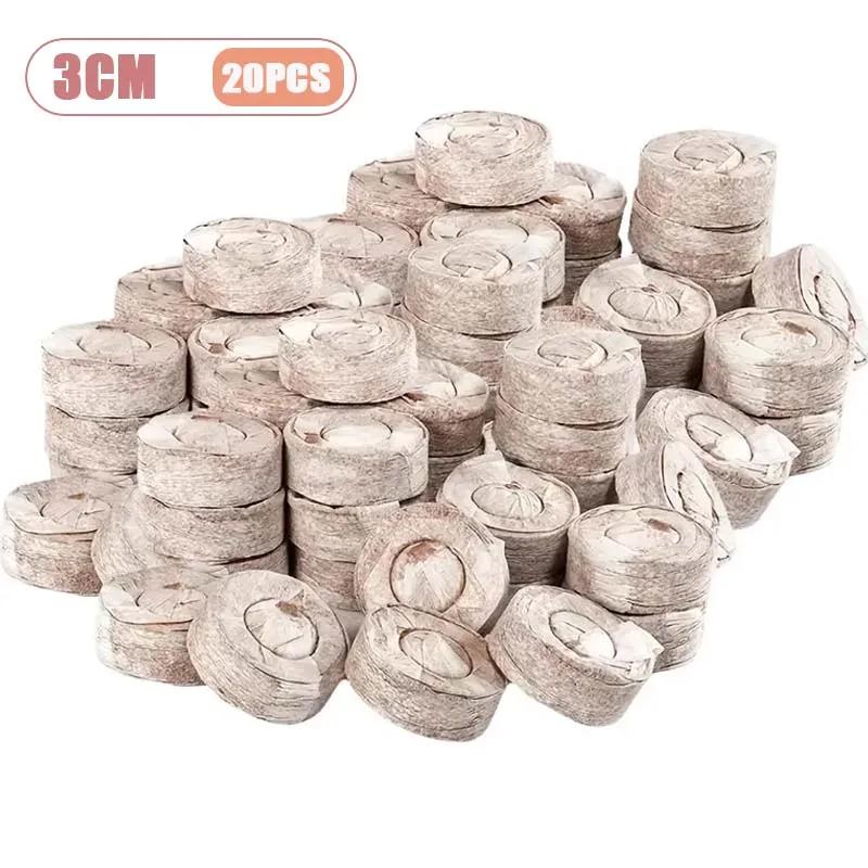 

20-100PCS Compressed PlantStarter Soil Blocks Growing Medium for SeedlingGerminationCuttings Vegetable Herb FlowerSeeds Planting
