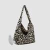 Høst- og vintermote Koreansk Ins-stil Leken leopardprint Dameveske En skulder Crossbody Tote Bag