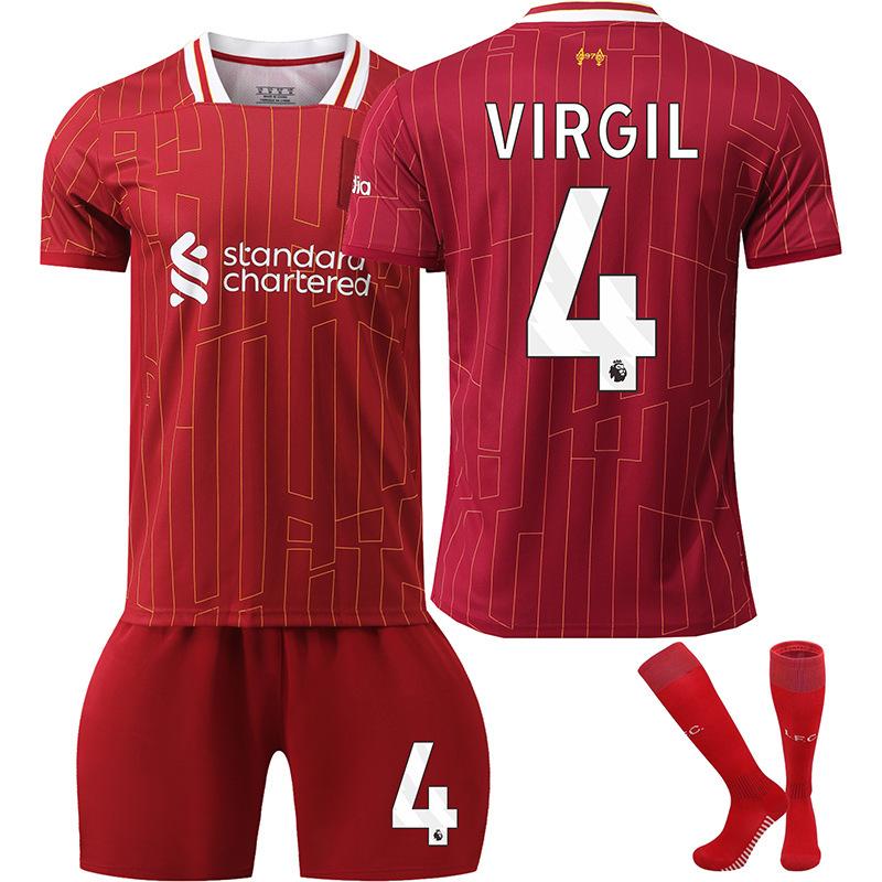 Liverpool Jersey Number Salah Firmino Arnold McAllister Jersey