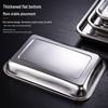 Zhuoliang 304 Stainless Steel Rectangular Serving Tray