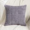 Solid Flannel Throw Pillow Cover 44x44 Cm Woven Soft Square Couch Bedroom Cushion Pillowcase for Sofa Bed Car Chair Home Textile