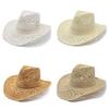 Classic Style Paper Straw Hat With Adjustable Fit For Casual And Fashion Use