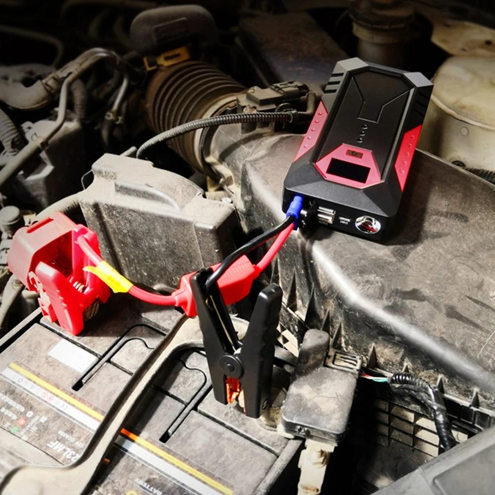 Portable Car Jump Starter Power Bank Car Booster Charger 12V Starting Device Petrol Diesel Car Emergency Booster 18800mAh