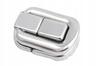 Lock for Boxes 406 Chrome L-37x27mm