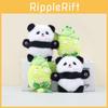 Adorable Cartoon Plush Bamboo Shoot Panda Keychain Cute Gift For Couples And Friends