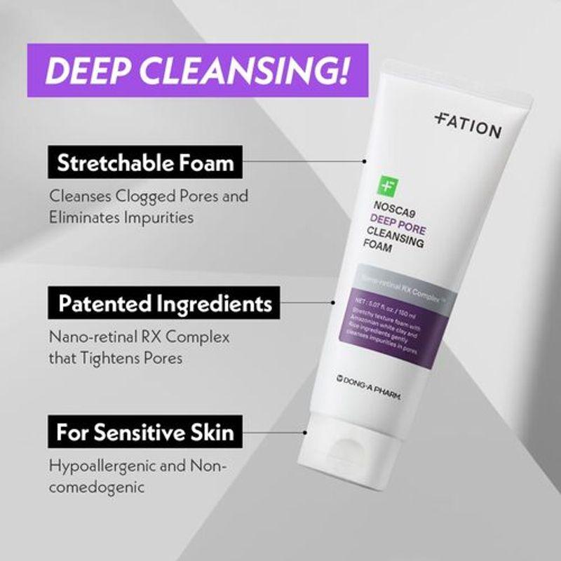 FATION Nosca9 Deep Pore Cleansing Foam 150ml