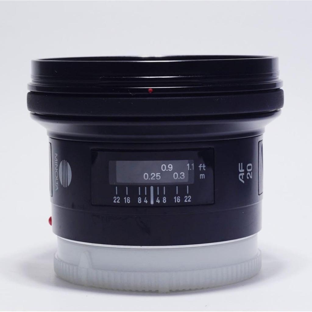 Used Good condition Minolta AF 20mm f2.8 new wide angle single focus lens
