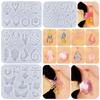 Earring Pendant Silicone Mold Heart DIY Epoxy Resin Mould Jewelry Making Tools