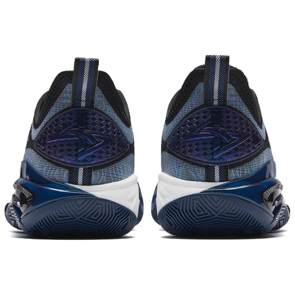 Anta Swagger 2 Tlumicí Odolné proti oděru Odrazové Nízké Basketbalové Boty Pánské Modré 912531106-4