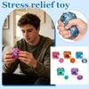 Soft Glow In the Dark Squeeze Toy Stress Relief Ball with Textured Surface and Flexible Material for Sensory Play and Relaxation