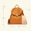 Zaino retrò in pelle di mucca primo strato Designer Borsa da viaggio da donna di lusso Borsa da donna di moda di grande capacità