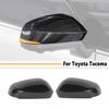 Car Rearview Mirror Cover Trim Accessories For Toyota Tacoma 24-25 Carbon Fiber