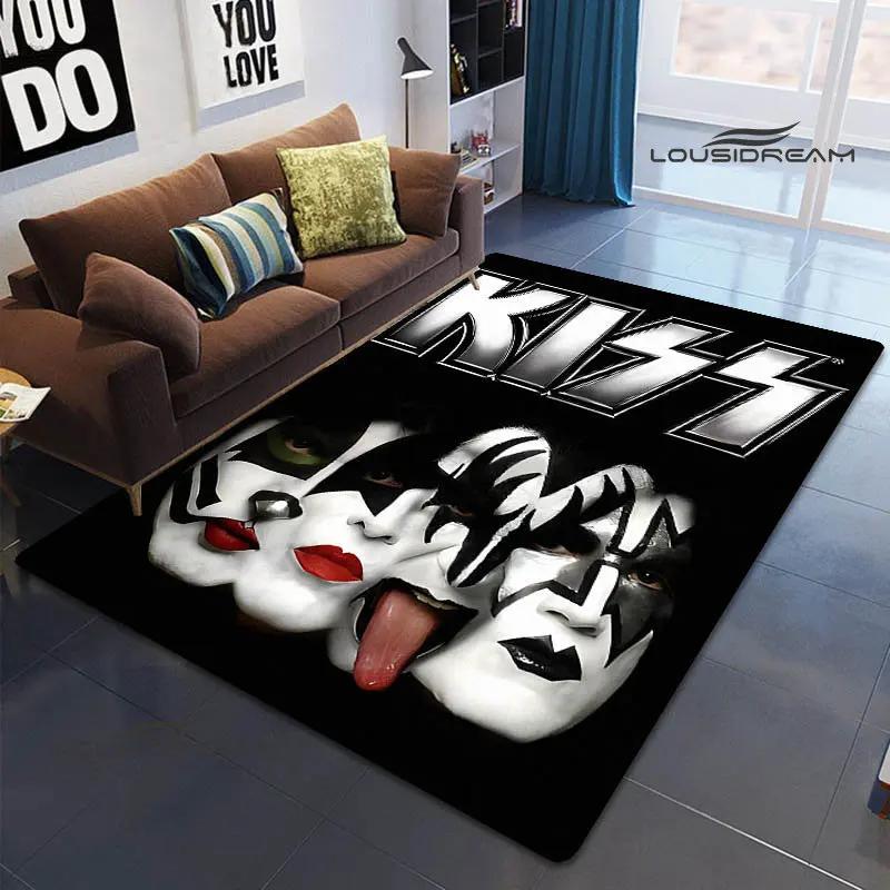 Kussband-Druckteppich, Kinderspielzimmerteppich, Wohnzimmer, Schlafzimmer, rutschfester Teppich, Fotografie-Requisiten, Geburtstagsgeschenk