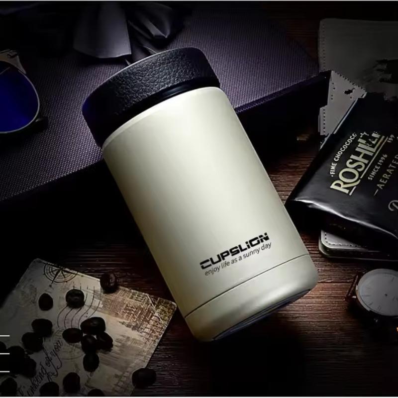 

400ml Business Style Stainless Steel Thermos Mugs Car Vacuum Flasks Coffee Tea Cups Thermol Water Insulated Bottle Tumbler золотой
