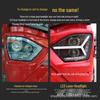 Howo H7G N5G LED Front Headlight Assembly with Dual-Lens and Flowing Turn Signal