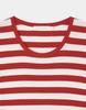 GIORDANO U-Neck Striped Short Sleeve Knit (12Gg) 355534 [3Color]