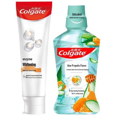 Colgate Whitening Toothpaste & Mouthwash Family Combo