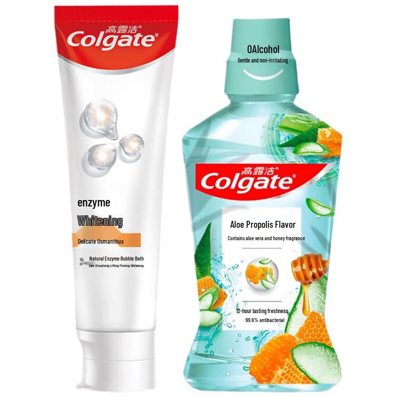 

Colgate Whitening Toothpaste & Mouthwash Family Combo