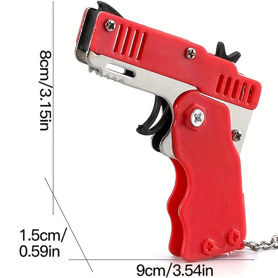 Children'S Simulation Toy Gun Boys Competitive Shooting Boys Gift Stretch Folding Can Be Fired Rubber Band Toy Gun