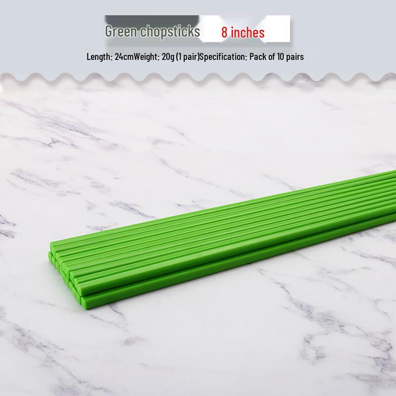 Reusable Melamine Chopsticks (10 Pairs)