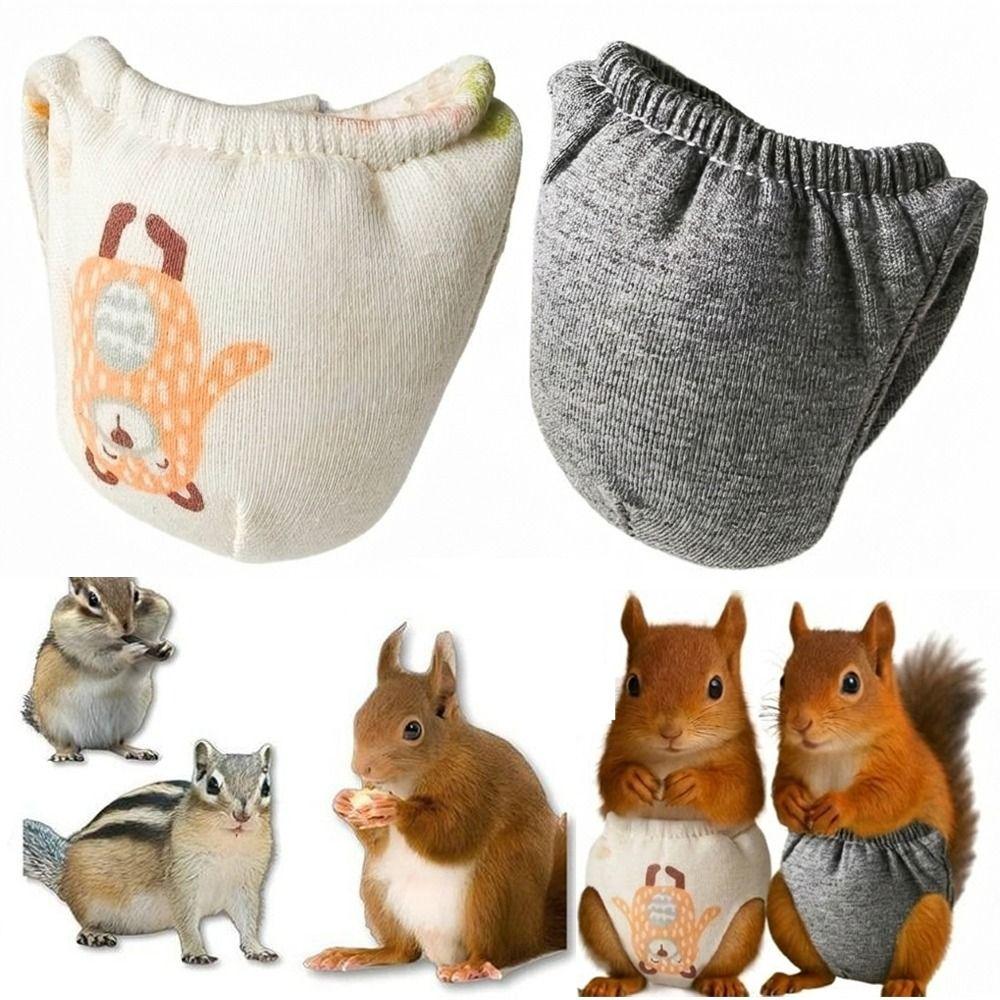 Adjustable Pet Training Pants Breathable Squirrel Underwear For Guinea Pigs, Squirrels