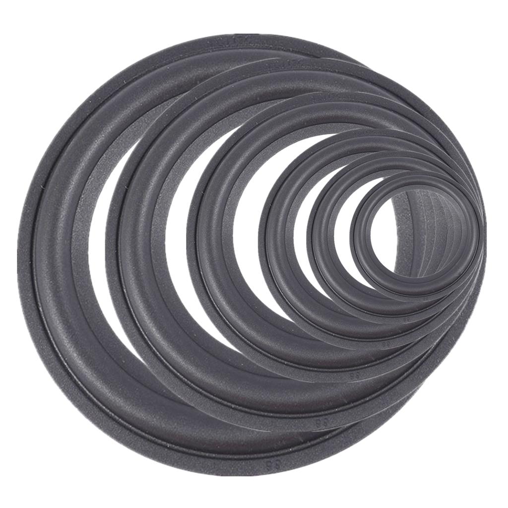 2 Packs Ring Speaker Cloth Edge Repair Parts Speaker Surround Rubber Replacement Parts for Speaker Repair or DIY