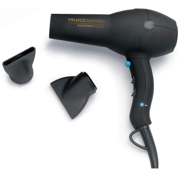 Фен Diva Pro Styling Edit Veloce 3800 Pro schwarz (EDT105)