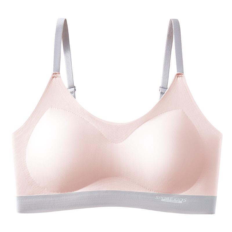 Girls Seamless Sports Bra: Junior High School Students, Comfortable & Thin Summer Vest