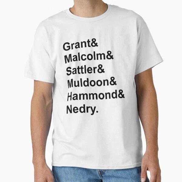 Jurassic Park Characters Classic TShirt Made In UsaAus TShirt S2xl S