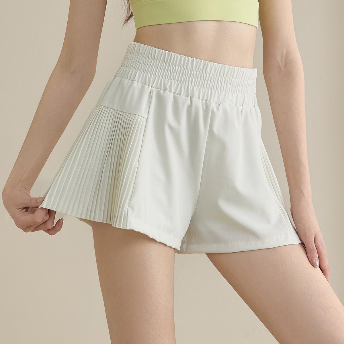 Women S Summer Breathable Quick Dry Sports Shorts For Yoga Running Training S белый