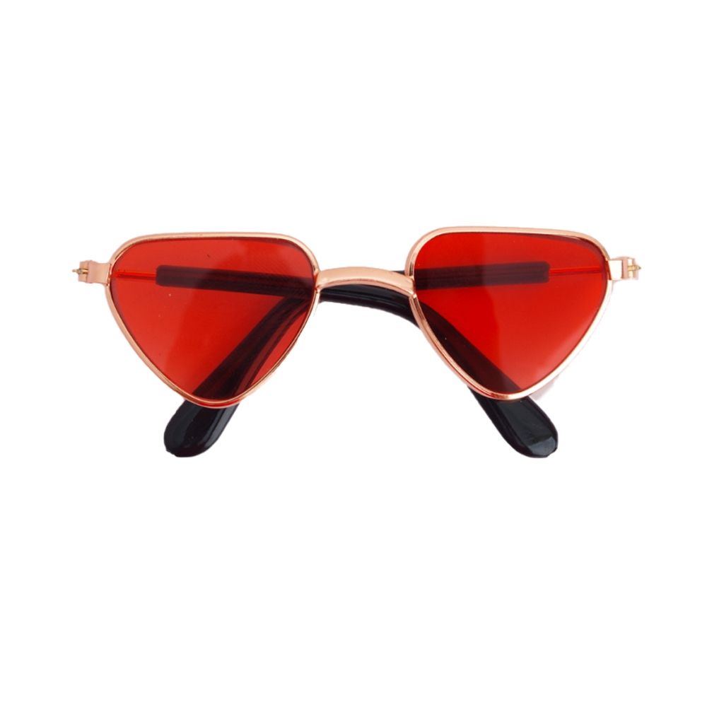 

Small Dog Cat Pet Accessoires Reflection Photos Props Pet Glasses Pet Products Cat Dog Sunglasses red-B