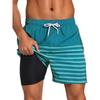 Mens Quick-Dry Board Shorts Swim Trunks With Print Design Beach Surfing Swimming Outdoor Activities
