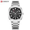 Curren-Waterproof Luminous Men's Calendar Watch Men's Stainless Steel Business Quartz Watch